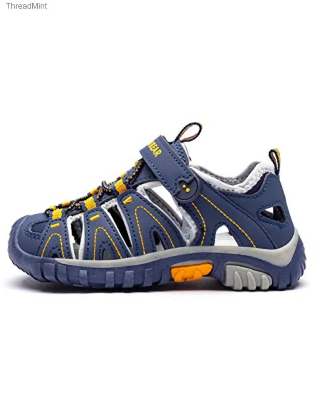 Boys Girls Closed-Toe Water Sandals Athletic Outdoor Hook & Loop
